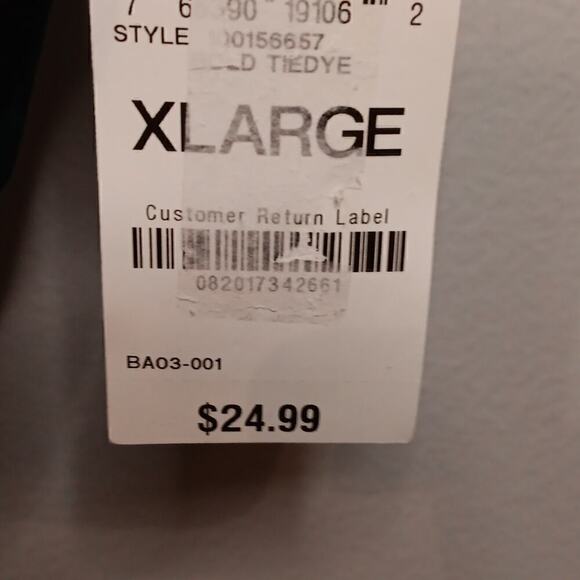 NWT Jenni Intimates XL Black Dark Blue Sports Bra - Picture 3 of 4